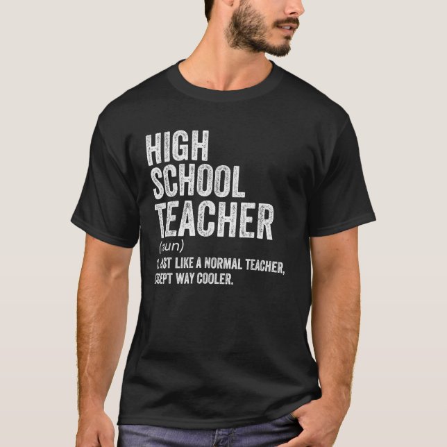 T-shirt Professeur de lycée (Devant)