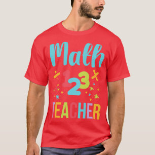 T-shirt Professeur de mathématiques 1