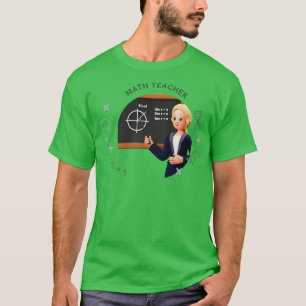 T-shirt Professeur de mathématiques 1