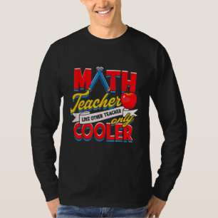 T-shirt Professeur de mathématiques comme d'autres enseign