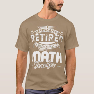 T-shirt Professeur de mathématiques Enseignant de mathémat