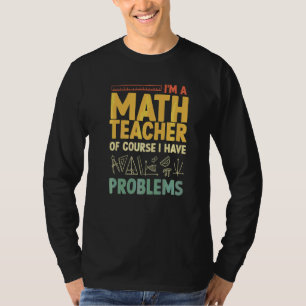T-shirt Professeur de mathématiques Hommes Femmes Statisti