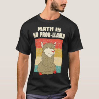 T-shirt Professeur de mathématiques Math n'est pas Prob ma