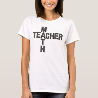 T-shirt Professeur de mathématiques Retour à l'école T-shi