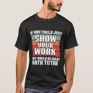 T-shirt Professeur de mathématiques rétro Grand Educateur