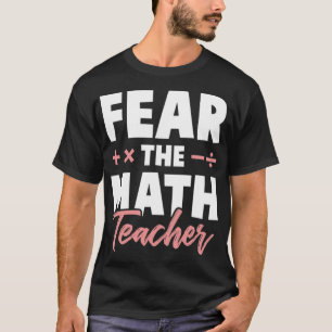 T-shirt professeur de mathématiques riders amitié scolaire