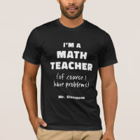 Professeur de maths drôle humour jeu de mots citat