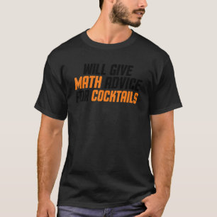 T-shirt Professeur De Maths Funny Donnera Des Conseils De 