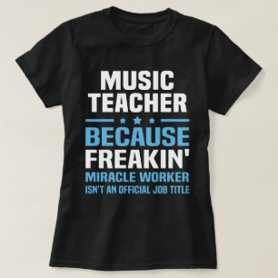 T-shirt Professeur de musique