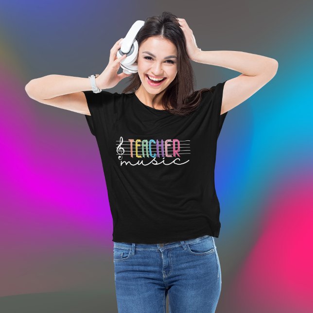 T-shirt Professeur de musique à l'école (Créateur téléchargé)
