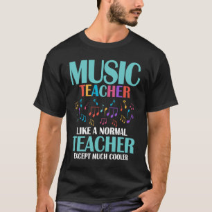 T-shirt Professeur De Musique Comme Un Enseignant Normal S