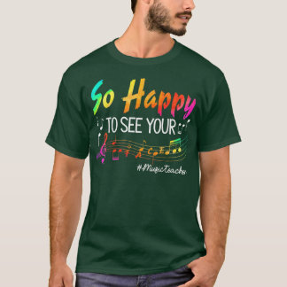 T-shirt Professeur De Musique Si Heureux De Revoir Votre V