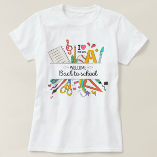 T-shirt Professeur de nouveau à l'école, premier jour