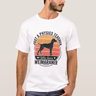 T-shirt Professeur de physique aime conception de chien We