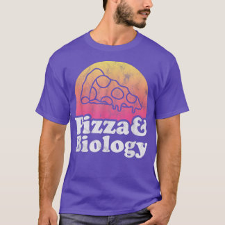 T-shirt Professeur de pizza et de biologie 