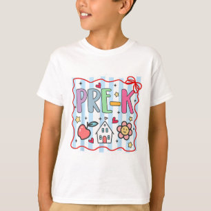 T-shirt Professeur de pré-maternelle Fille Garçon Premier