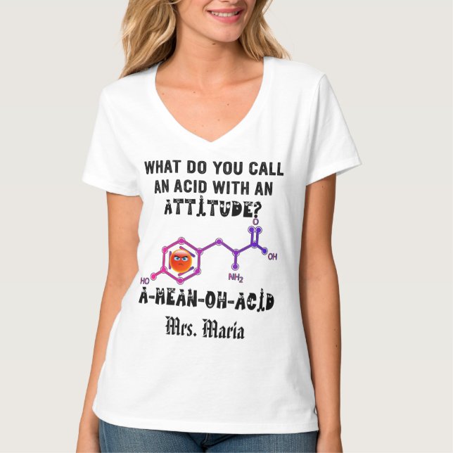 T-shirt Professeur de science Sarcastique Funny Chimie Ens (Devant)