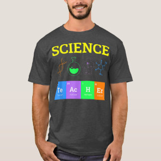 T-shirt Professeur de sciences Périodiquement Chimie Physi