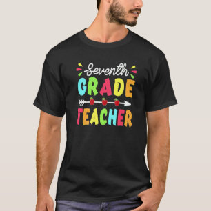 T-shirt Professeur de septième année Retour à l'école Prem