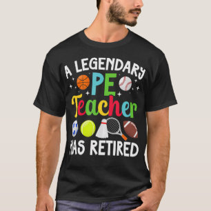 T-shirt Professeur De Sport Légendaire À La Retraite Profe