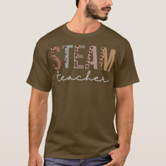 T-shirt Professeur de vapeur Leopard Appréciation amusante