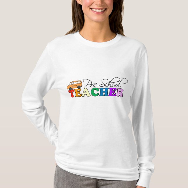 T-shirt Professeur d'école maternelle (Devant)