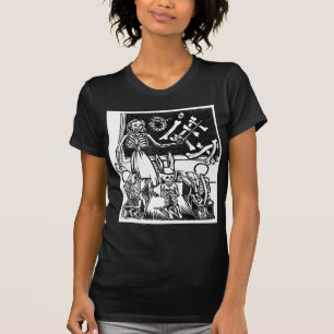 T-shirt Professeur et étudiants squelettiques "jour du