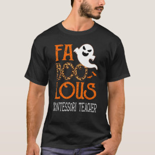T-shirt Professeur Faboolle Montessori sur la fête d'Hallo