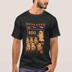 T-shirt Professeur fantôme drôle d'Halloween enseignant au