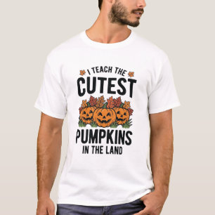 T-shirt Professeur Halloween Citrouilles les Plus Mignonne