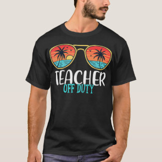 T-shirt Professeur Happy Joyeux Jour De L'École Été 2