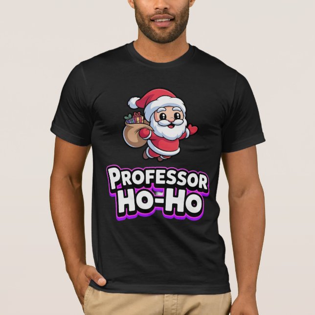 T-shirt Professeur Ho Ho Noël (Devant)