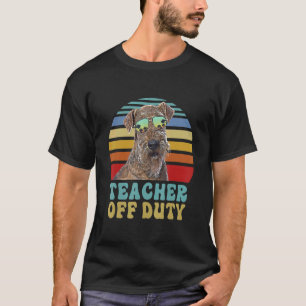 T-shirt Professeur hors service Lakeland Terrier Chien été
