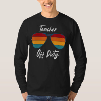 T-shirt Professeur hors service Lunettes de soleil Enseign