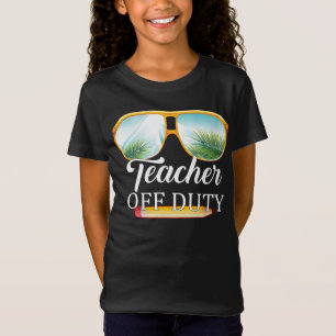T-Shirt Professeur hors service Lunettes de soleil plage c