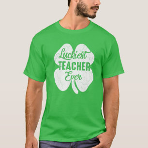 T-shirt Professeur le plus chanceux jamais Enseignants de