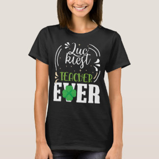 T-shirt Professeur le plus chanceux jamais heureux Saint P