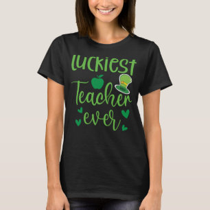 T-shirt Professeur le plus chanceux jamais heureux Saint P