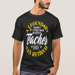 T-shirt Professeur légendaire en sciences de la famille et