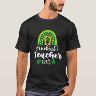 T-shirt Professeur Luckiest jamais St patrick Paddy pour l
