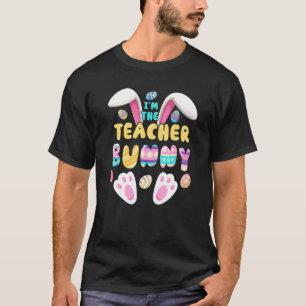 T-shirt Professeur Pâques Je suis Le Professeur Bunny Ears