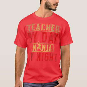 T-shirt Professeur par jour Ninja par nuit