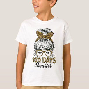 T-shirt Professeur plus intelligent 100 jours impression l