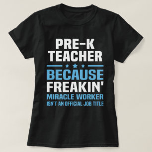 T-shirt Professeur pré-K