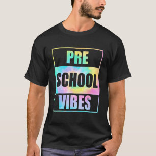 T-shirt Professeur Retour À L'école Maternelle Vibes Tie D