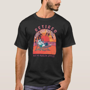 T-shirt Professeur retraité de mathématiques du collège En