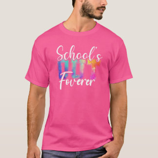 T-shirt Professeur Retraité Retraite Trip Party School Is 