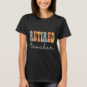 T-shirt Professeur Retro Femmes Super Heureux Premier Jour