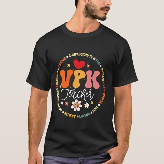 T-shirt Professeur VPK Premier Jour De Retour À L'École Ap (Devant)