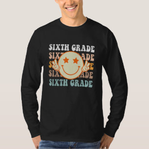 T-shirt Professeurs de 6e année Vintage Rétro Retour à l'é